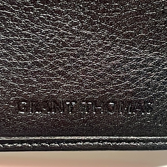 NWT Grant Thomas Black Pebble Wallet! ID Holder, Card Holders, Cash Holders! - Picture 6 of 9